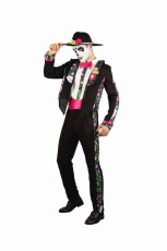 Mens Day of the Dead Multicolour Costume